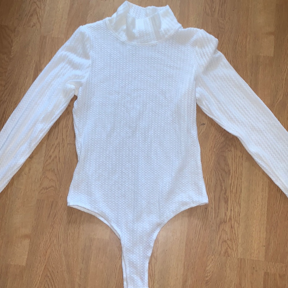 High neck body suit